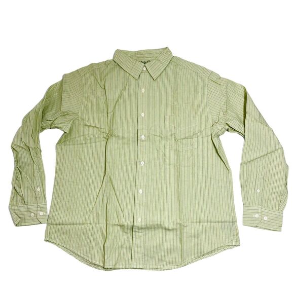 NEW Arizona Jean Company Cotton Long Sleeve Striped Shirt Vintage Fit Mens XL - Picture 1 of 4